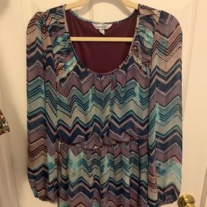 Speechless sz small multi colored dress